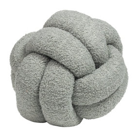 furn. Boucle Knotted Fleece Ready Filled Cushion