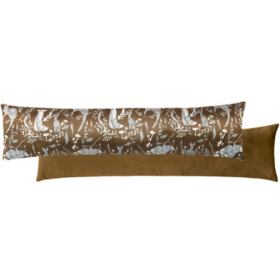 furn. Buckthorn Woodland Velvet Draught Excluder