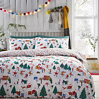 furn. Christmas Together Toddler Duvet Cover Set, Cotton, Polyester, Multi