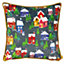 furn. Christmas Together Twilight Town Velvet Cushion Cover