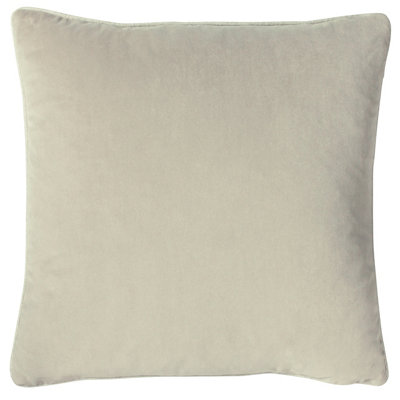 furn. Cohen Velvet Piped Polyester Filled Cushion