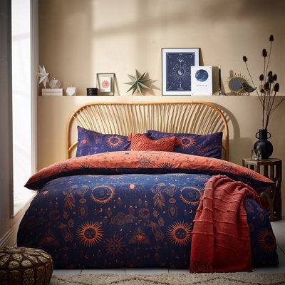 furn. Constellation Celestial Reversible Duvet Cover Set