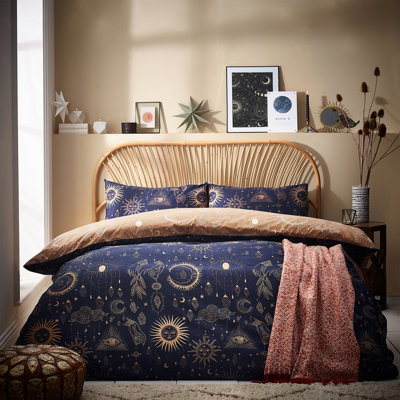 furn. Constellation Celestial Reversible Duvet Cover Set