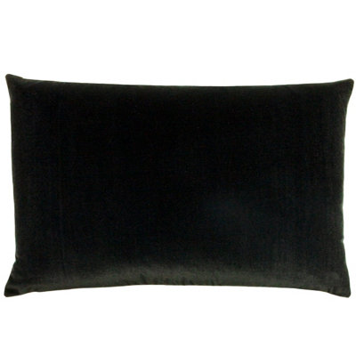 furn. Contra Rectangular Velvet Feather Filled Cushion