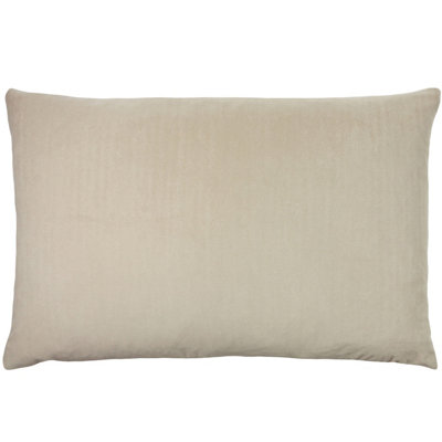 furn. Contra Rectangular Velvet Feather Filled Cushion