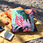 furn. Coralina Printed Outdoor UV & Water Resistant Polyester Filled Floor Cushion