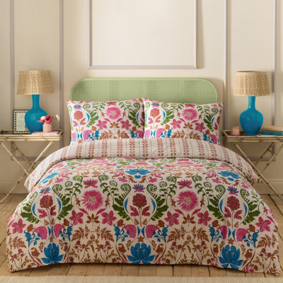 furn. Curious Lotus Exotic Floral Duvet Set