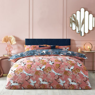 furn. Demoiselle Floral Reversible Duvet Cover Set