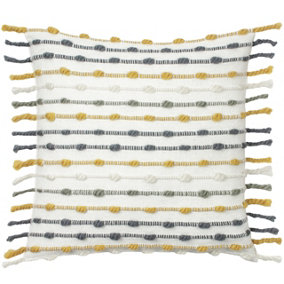 furn. Dhadit Woven Stripe Polyester Filled Cushion