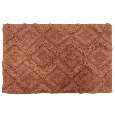 furn. Diamond Tufted Geometric Cotton Anti-Slip Bath Mat Price Comparisons | Compare The Build
