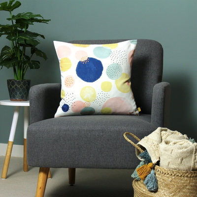 furn. Dottol Polka Dot 100% Recycled Polyester Filled Cushion
