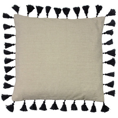 furn. Dune Tasselled 100% Cotton Feather Filled Cushion