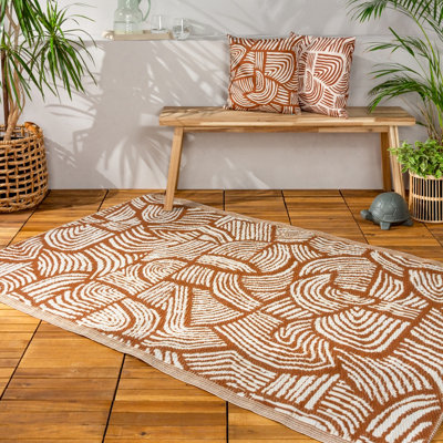 furn. Dunes Recycled Woven Jacquard Outdoor Rug