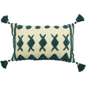 furn. Esme Tufted Cotton Polyester Filled Cushion