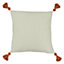 furn. Ezra Embroidered 100% Cotton Polyester Filled Cushion