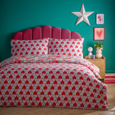 furn. Glasshearts Printed Duvet Sets