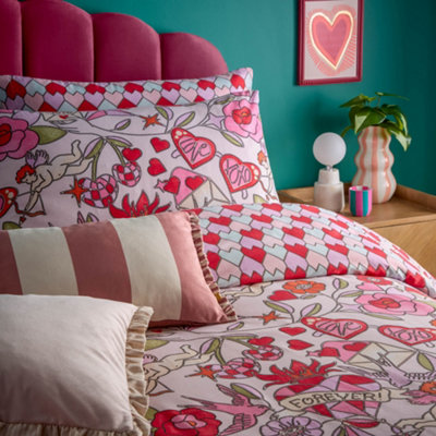 furn. Glasshearts Printed Duvet Sets