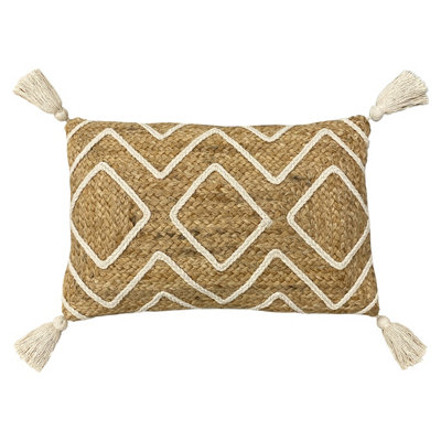 furn. Godi Braided Jute Polyester Filled Cushion