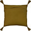 furn. Halmo Woven Tasselled Feather Filled Cushion