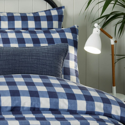 furn. Hartsford Gingham Check Duvet Set