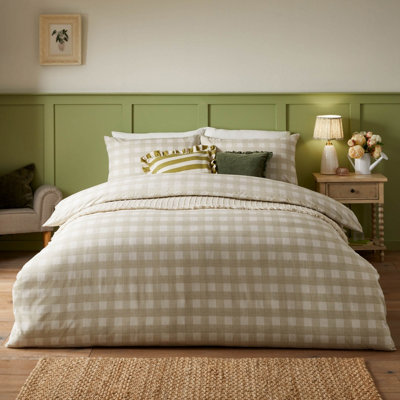 furn. Hartsford Gingham Check Duvet Set