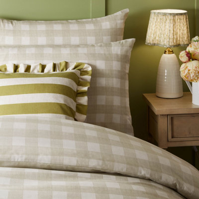 furn. Hartsford Gingham Check Duvet Set