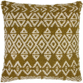 furn. Hatho Woven 100% Cotton Feather Filled Cushion