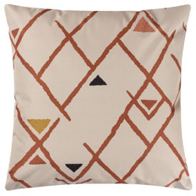 furn. Inka Geometric UV & Water Resistant Outdoor Polyester Filled Cushion