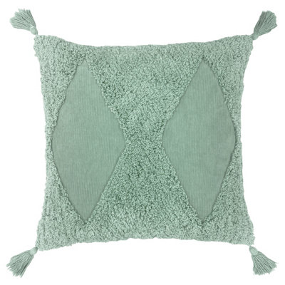 furn. Kantha Tufted Diamond Polyester Filled Cushion