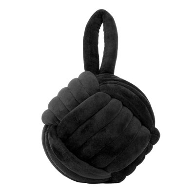 furn. Knot Entwined Velvet Novelty Doorstop