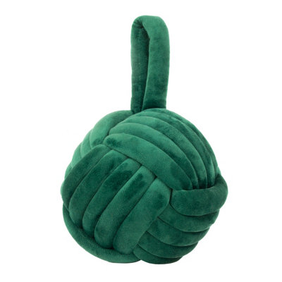 furn. Knot Entwined Velvet Novelty Doorstop