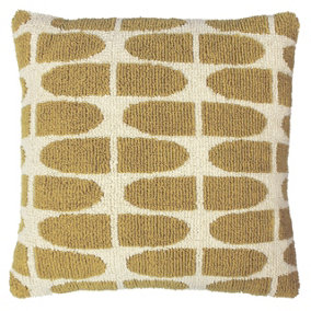 furn. Kula Ethnic Geometric Patterned Polyester Filled Cushion