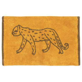 furn. Leopard Animal Tufted Cotton Anti-Slip Bath Mat