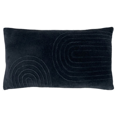 furn. Magnata Pleated Velvet Feather Filled Cushion