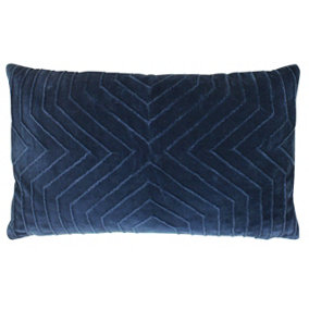 furn. Mahal Geometric Pleated Polyester Filled Cushion