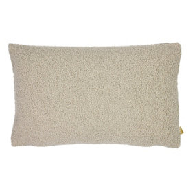 furn. Malham Shearling Fleece Rectangular Feather Filled Cushion