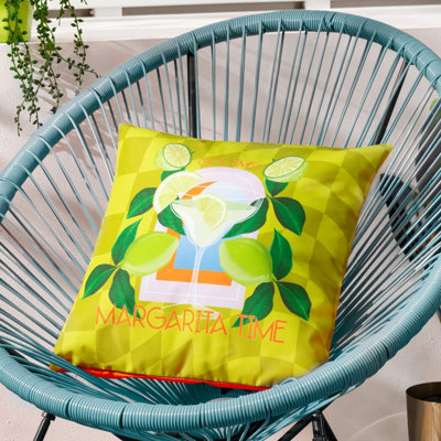 furn. Margarita Abstract Polyester Filled Outdoor Cushion