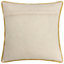 furn. Margo Embroidered 100% Cotton Polyester Filled Cushion