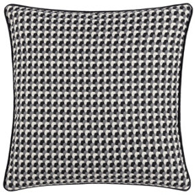 furn. Marttel Geometric Jacquard Feather Filled Cushion