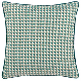 furn. Marttel Geometric Jacquard Polyester Filled Cushion