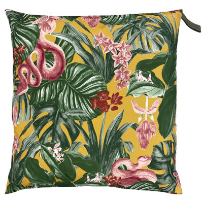 furn. Medinilla Tropical Printed Large Outdoor UV & Water Resistant Polyester Filled Floor Cushion