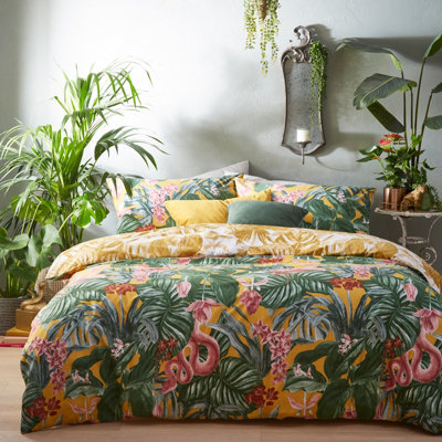 furn. Medinilla Tropical Reversible Duvet Cover Set