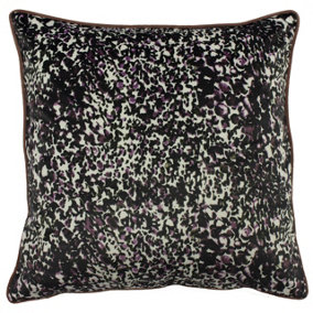 furn. Mika Leopard Print Velvet Cushion Cover