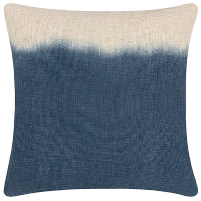 furn. Mizu Square Dip Dye 100% Cotton Polyester Filled Cushion