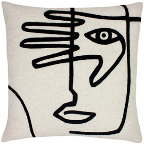 furn. Mono Face Tufted Feather Filled Cushion
