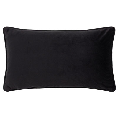 furn. Mythos Checkerboard Velvet Feather Filled Cushion