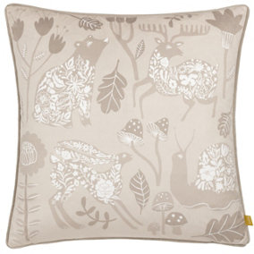 furn. Nook Woodland Velvet Polyester Filled Cushion