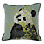 furn. Pandas Jacquard Polyester Filled Cushion