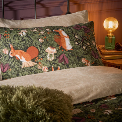 furn. Pineberry Forest Woodland Duvet Set