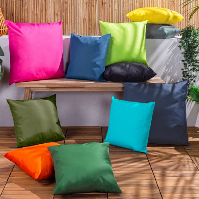 furn. Plain Large UV & Water Resistant Outdoor Polyester Filled Cushion
